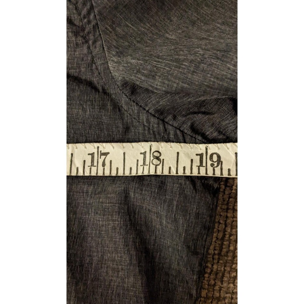 Zine Pullover Windbreaker Hoodie Water Resistant Gray/Charcoal Size Small - Picture 6 of 7